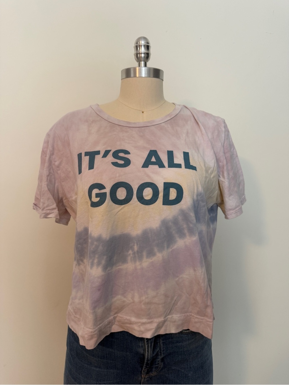 'It's All Good' Short Sleeve Tie-Dye Tee
